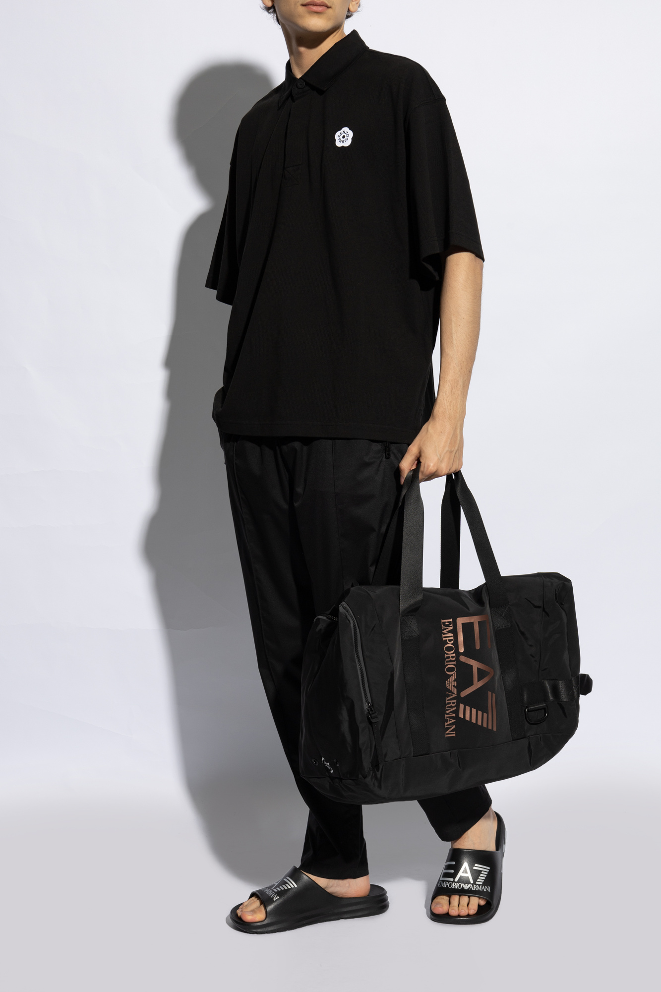 【極美品/Domingo】PAA PRIMEFLEXPULLOVER TOP L Giorgio Armani peplum-hem jumper - SchaferandweinerShops